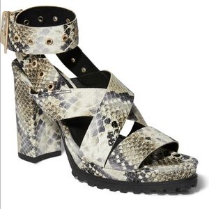 NWT All Saints Sienna Platform Sandal